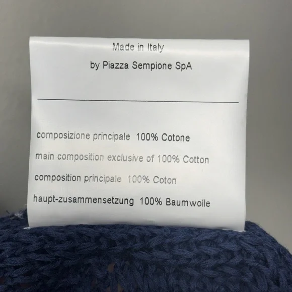 Piazza Sempione SpA Blue Knit Cardigan - Picture 13 of 13